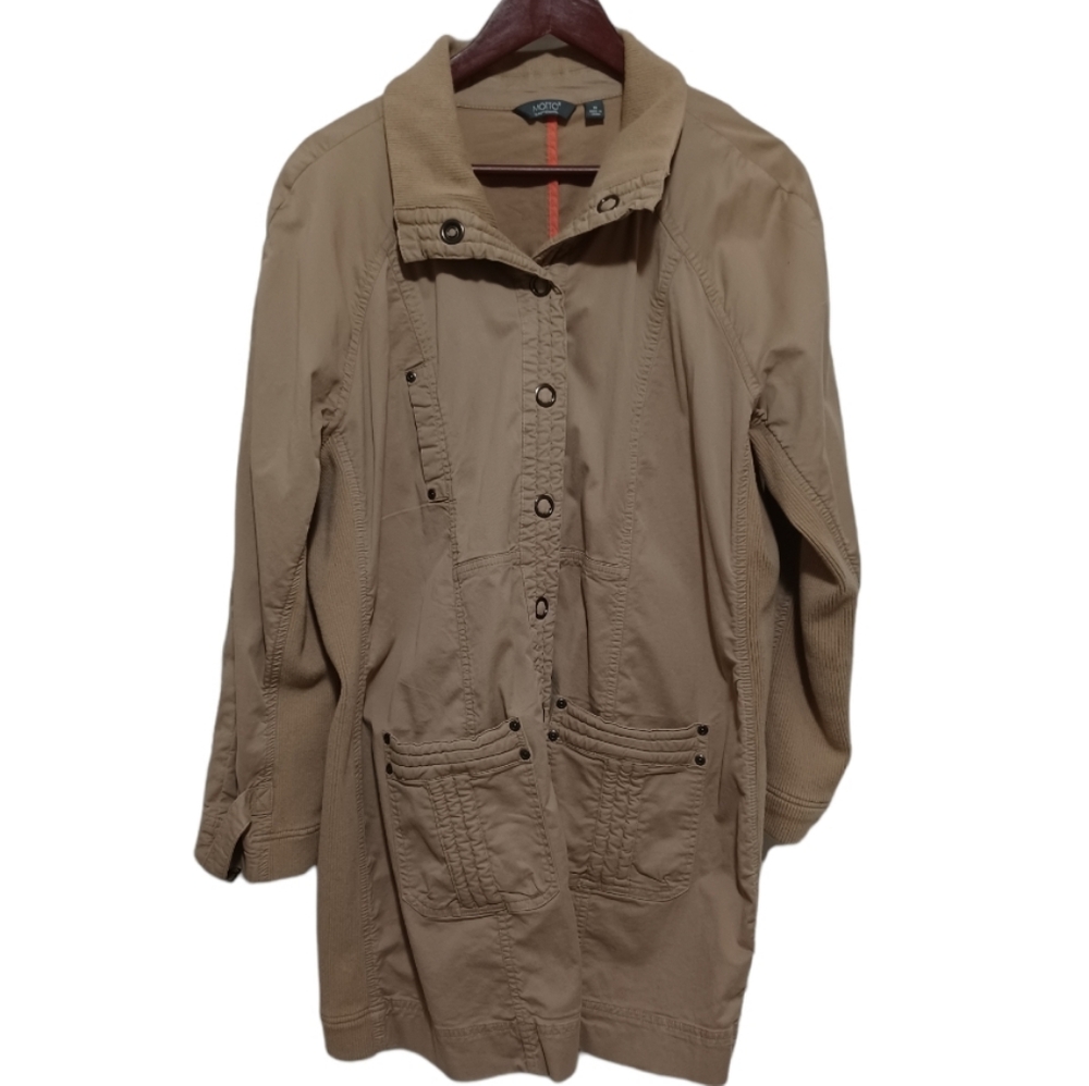 Women's Motto Cotton Utility Jacket